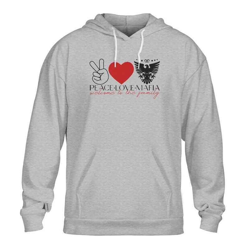 Peace Love Mafia: Classic Unisex Hoodie