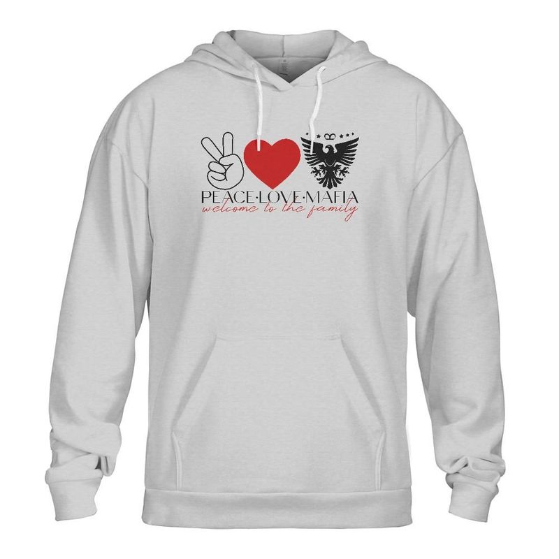 Peace Love Mafia: Classic Unisex Hoodie