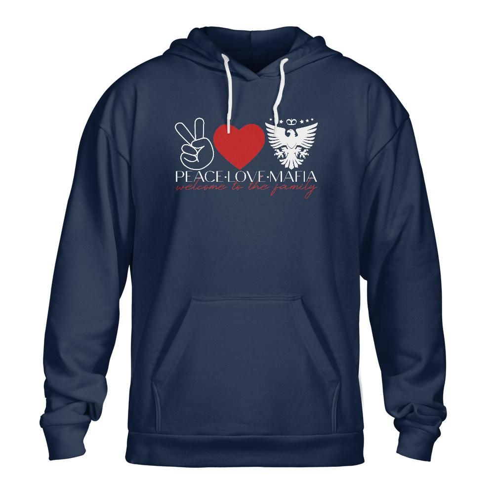 Peace Love Mafia: Classic Unisex Hoodie