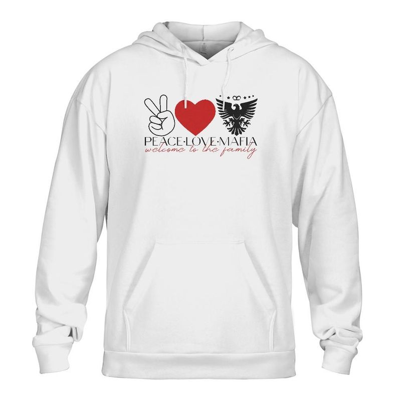 Peace Love Mafia: Classic Unisex Hoodie