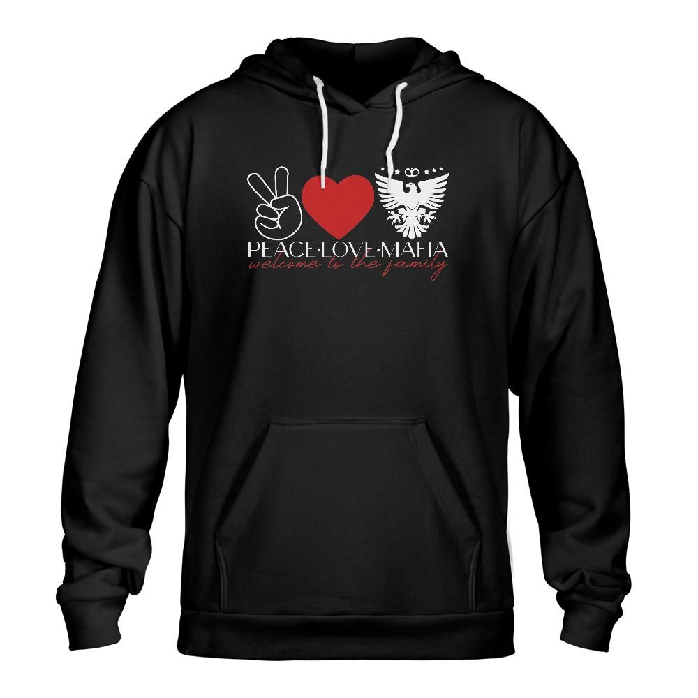 Peace Love Mafia: Classic Unisex Hoodie