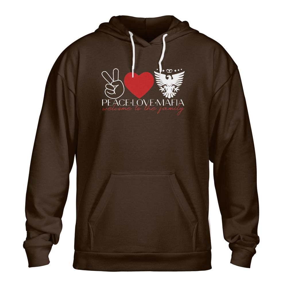 Peace Love Mafia: Classic Unisex Hoodie