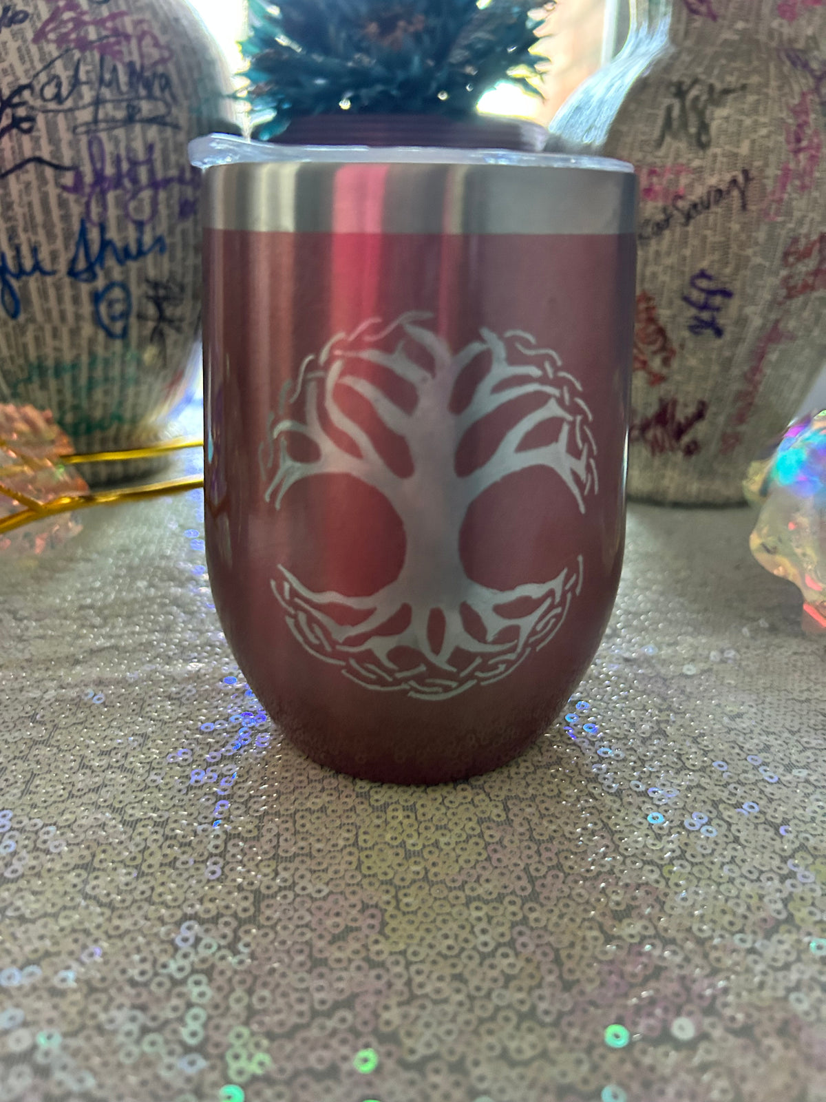 Double Tree of Life Tumbler