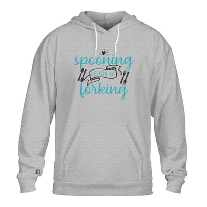 Spooning Leads To Forking: Classic Unisex Hoodie