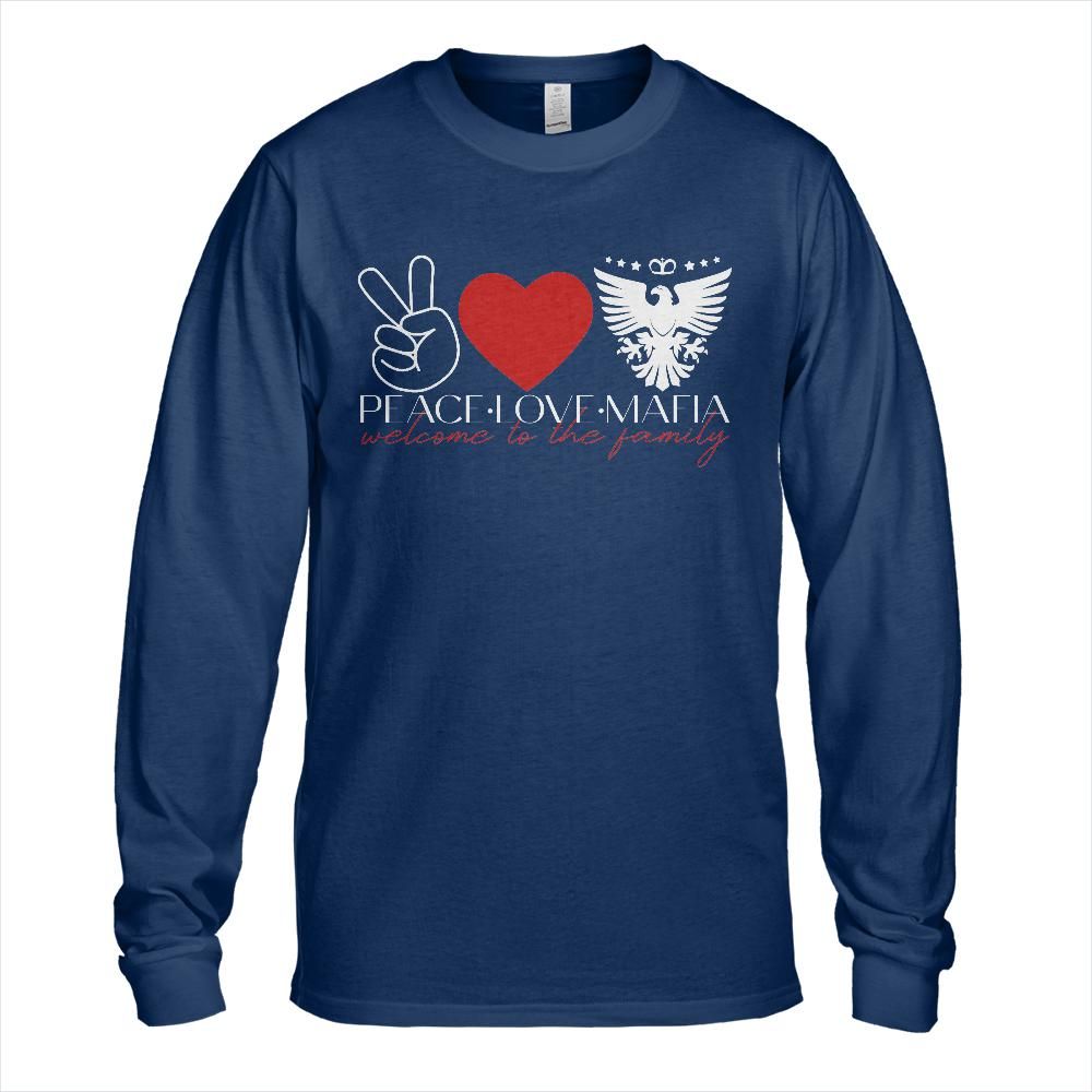 Peace Love Mafia: Long Sleeve T-Shirt