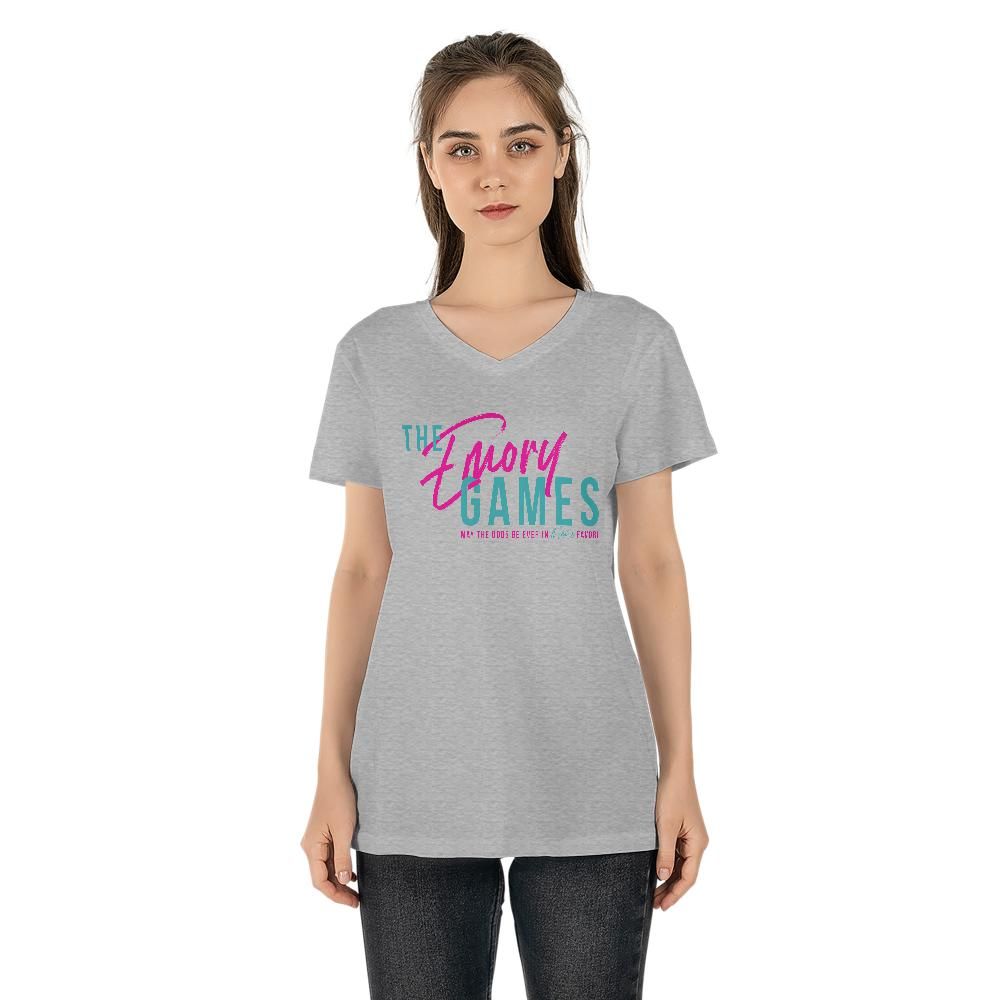 The Emory Games: Women's V-neck T-shirt