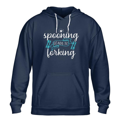 Spooning Leads To Forking: Classic Unisex Hoodie