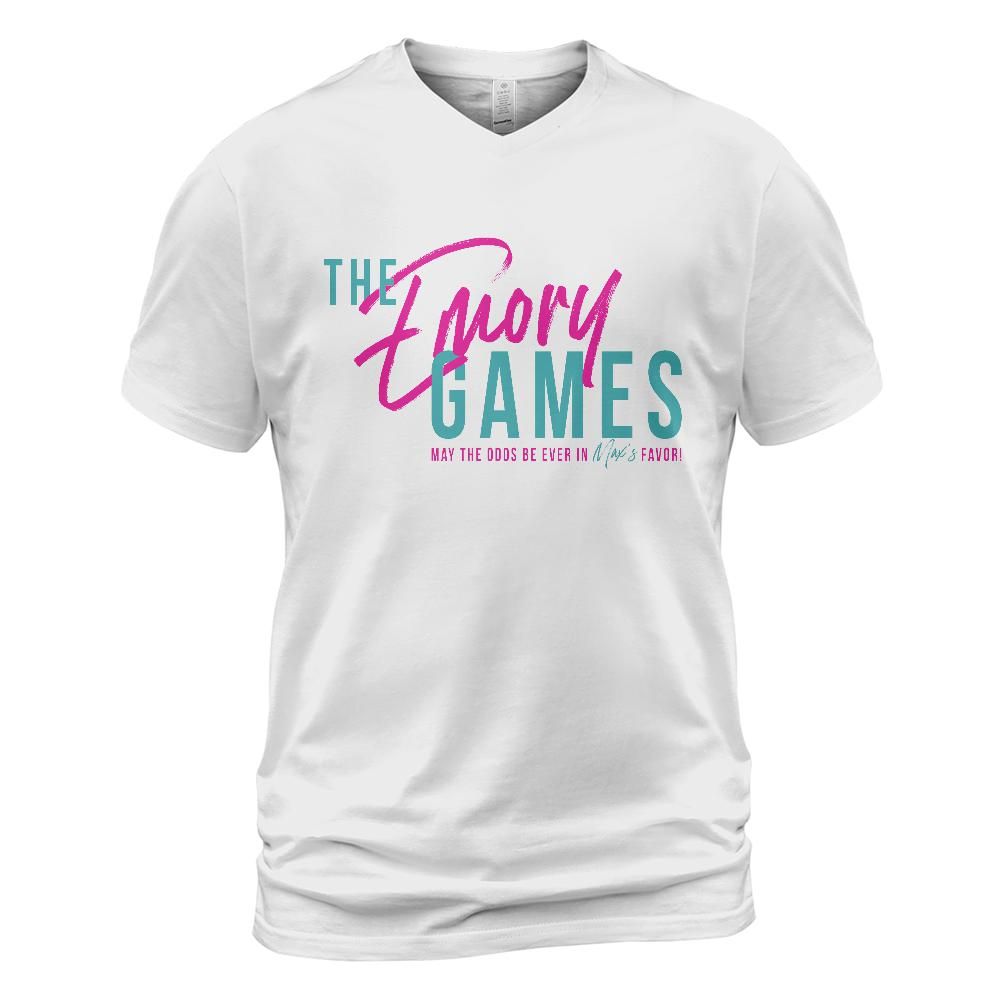 The Emory Games: Unisex V-Neck T-Shirt