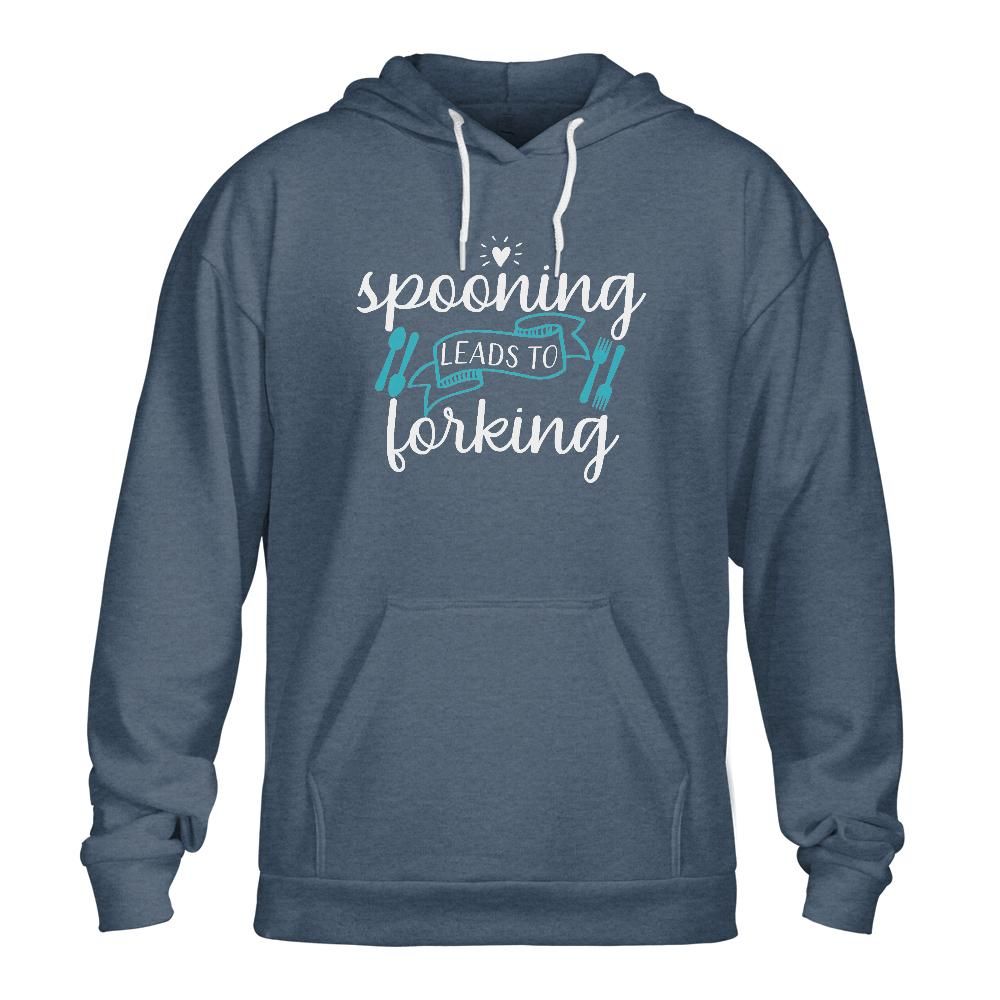 Spooning Leads To Forking: Classic Unisex Hoodie