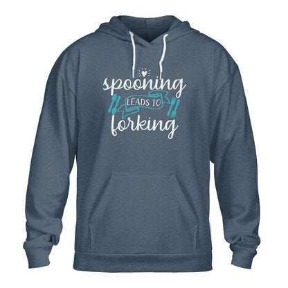 Spooning Leads To Forking: Classic Unisex Hoodie