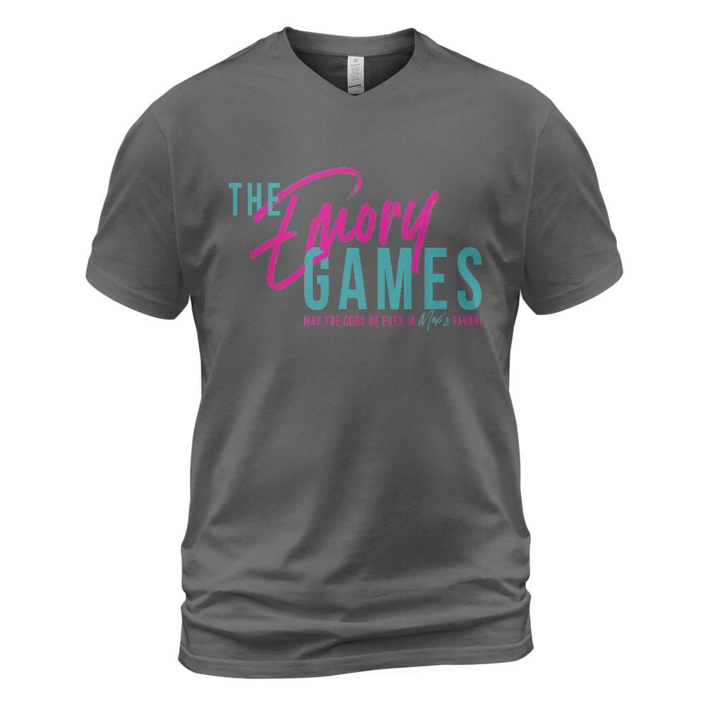 The Emory Games: Unisex V-Neck T-Shirt