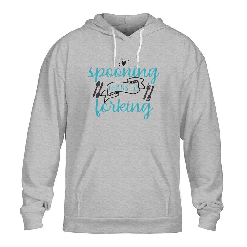 Spooning Leads To Forking: Classic Unisex Hoodie