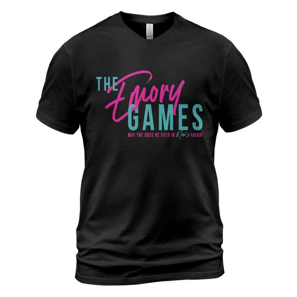 The Emory Games: Unisex V-Neck T-Shirt