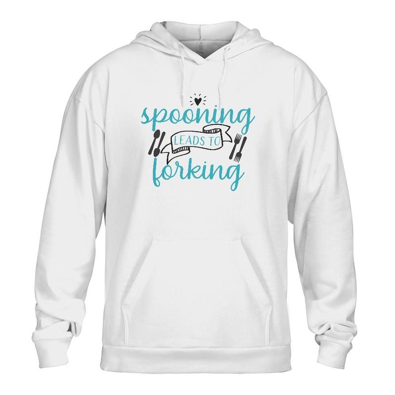 Spooning Leads To Forking: Classic Unisex Hoodie