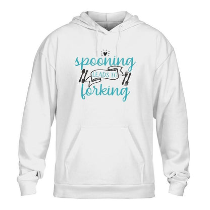 Spooning Leads To Forking: Classic Unisex Hoodie
