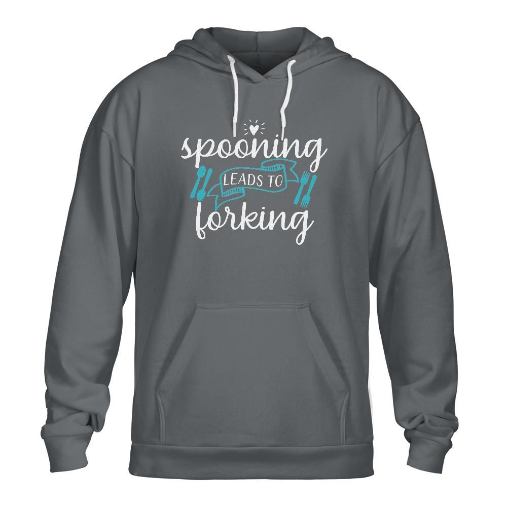 Spooning Leads To Forking: Classic Unisex Hoodie