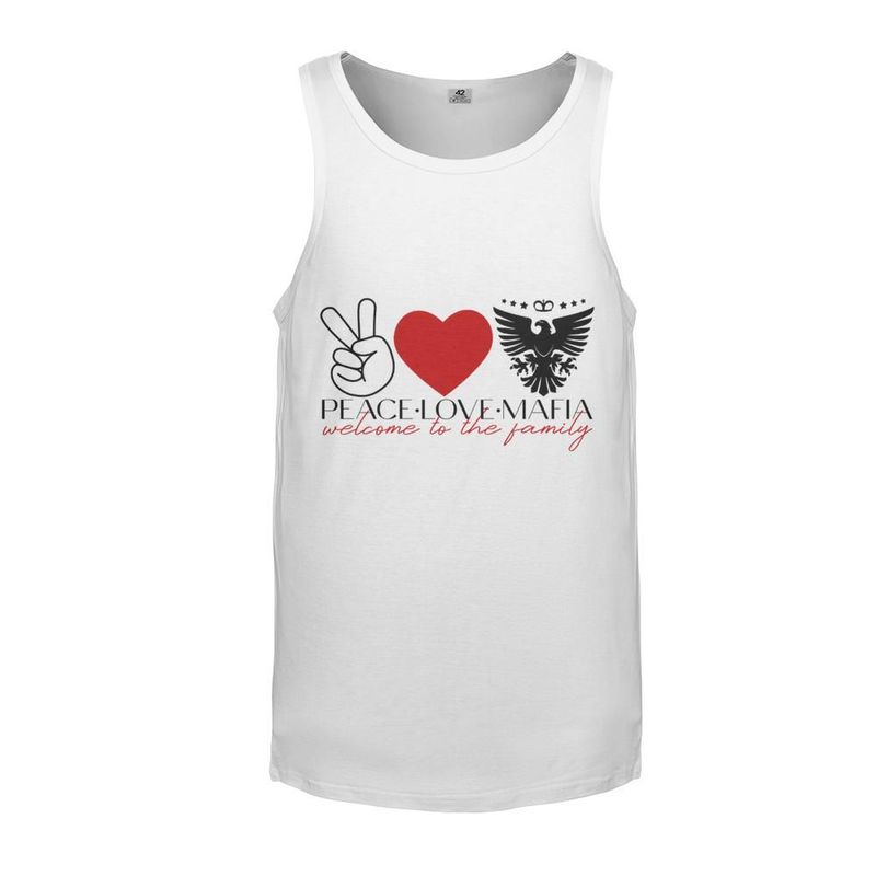 Peace Love Mafia: Unisex Tank Top