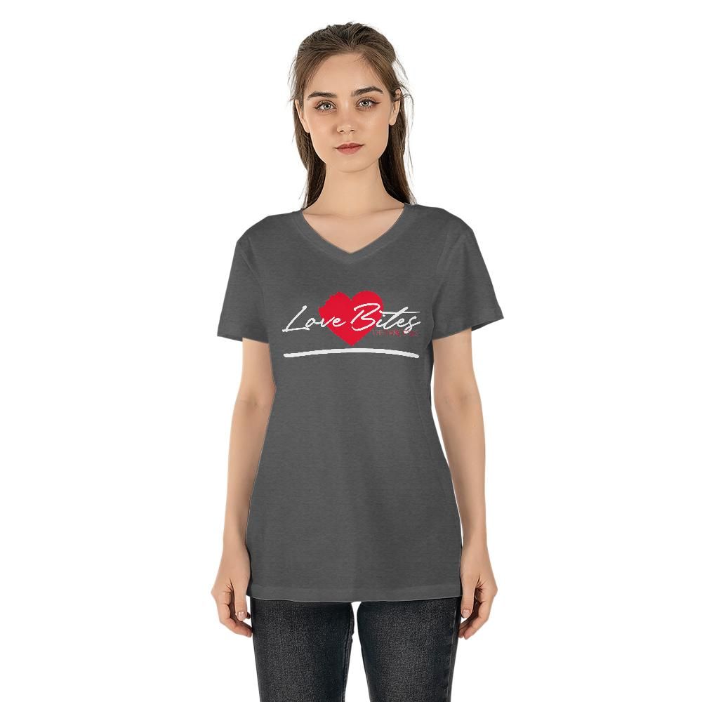 Love Bites: Women's V-neck T-shirt