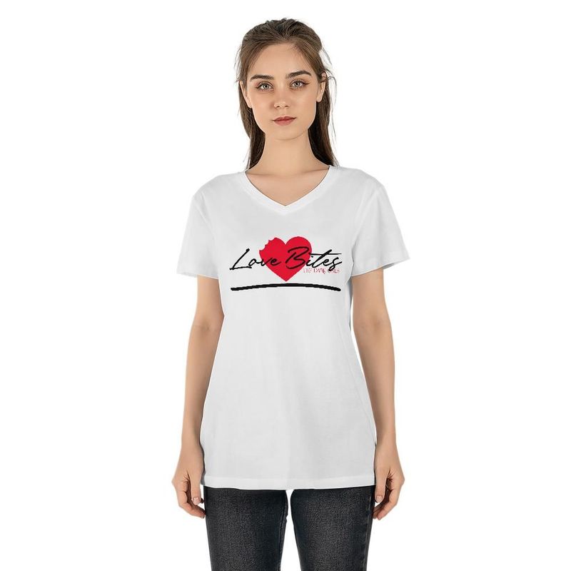 Love Bites: Women's V-neck T-shirt