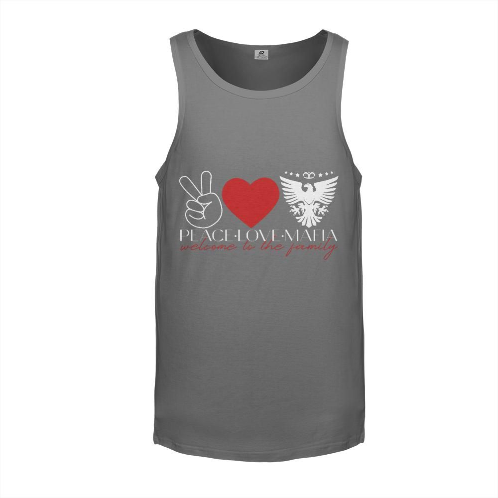 Peace Love Mafia: Unisex Tank Top