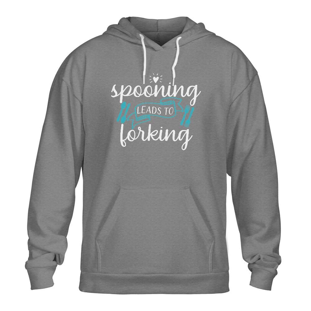 Spooning Leads To Forking: Classic Unisex Hoodie