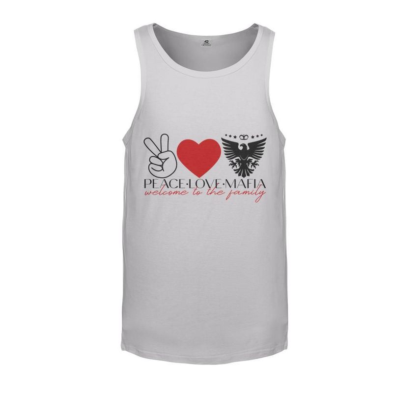 Peace Love Mafia: Unisex Tank Top