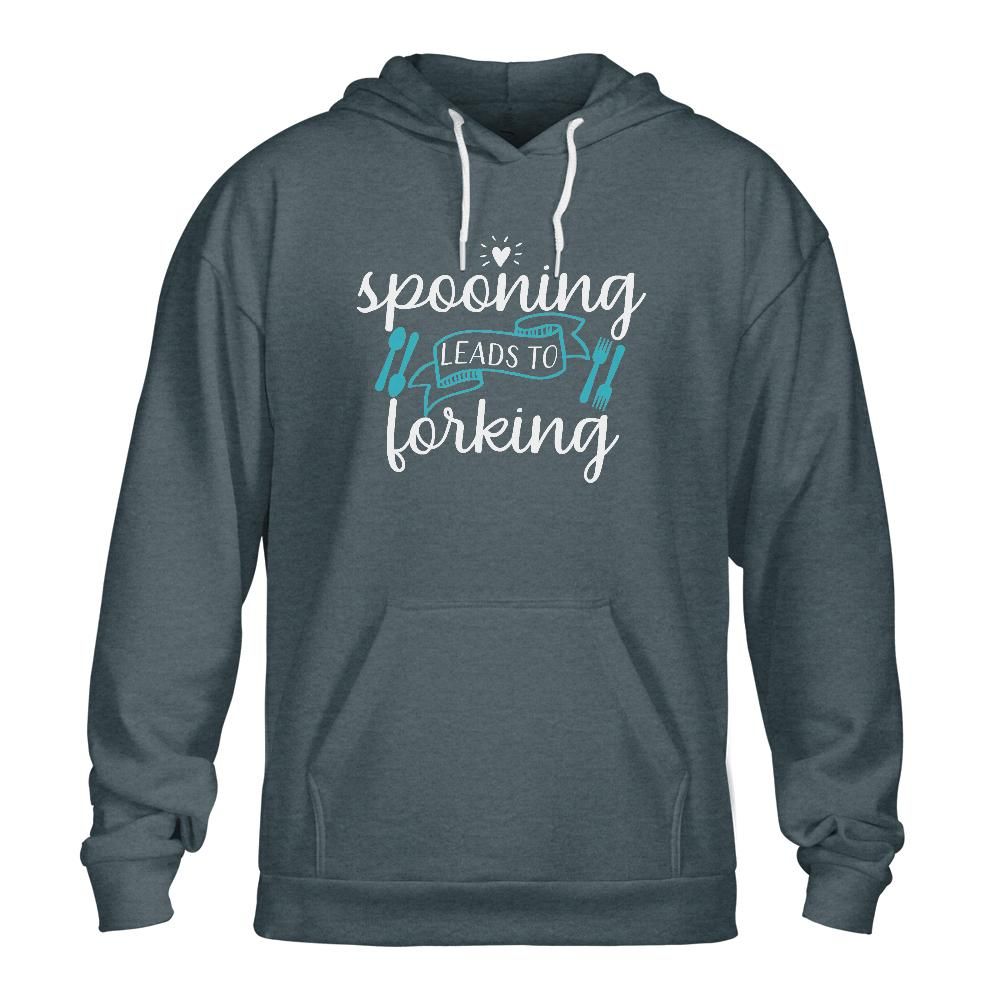 Spooning Leads To Forking: Classic Unisex Hoodie