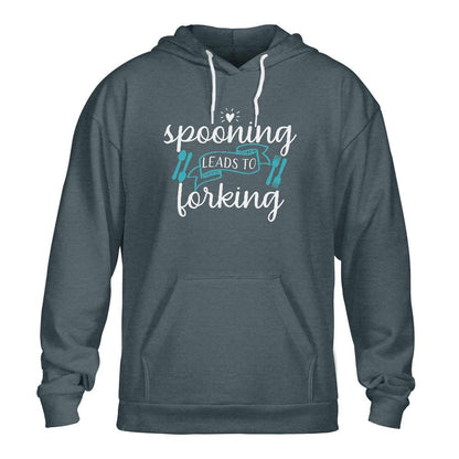 Spooning Leads To Forking: Classic Unisex Hoodie