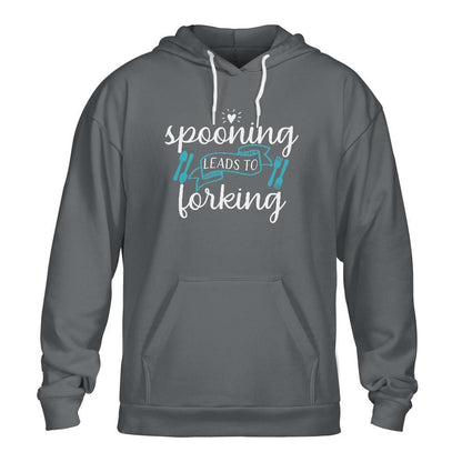 Spooning Leads To Forking: Classic Unisex Hoodie